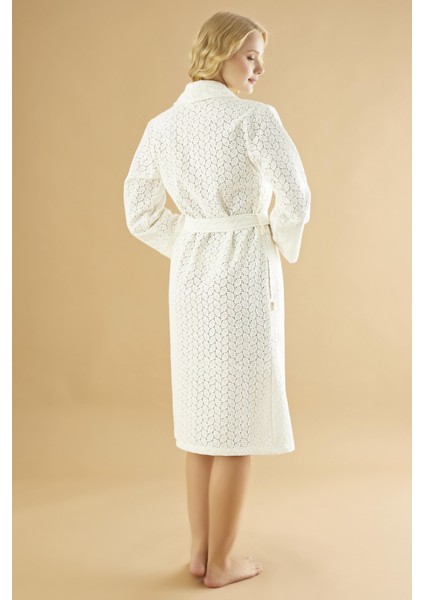 Beden Brodeli Bambu Cotton Bayan Sabahlık modelleri