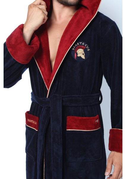 Spartacus Kapşonlu Erkek Bornozu modelleri