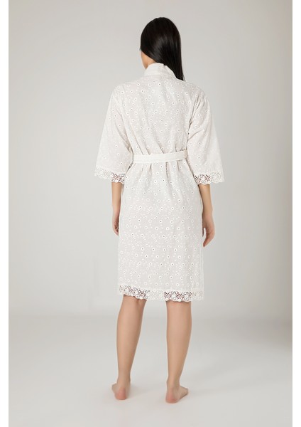 Kimono Keten Pamuklu Bayan Sabahlık modelleri