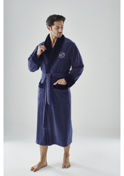 Nusa Men Nakışlı Bambo Cotton Erkek Bornozu indirimleri