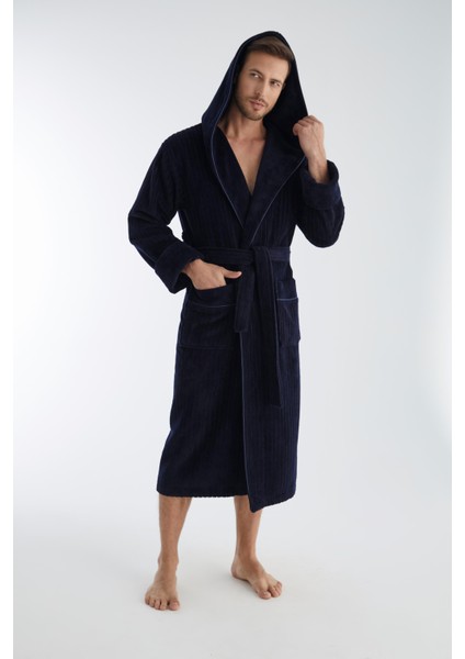 Yaka Fitilli Bambu Cotton Erkek Bornozu fiyatları