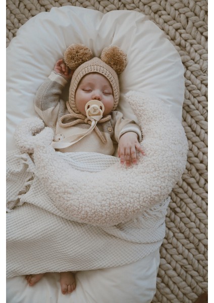 -Teddy Ay Yastık( 35-28) Cm-Beyaz modelleri