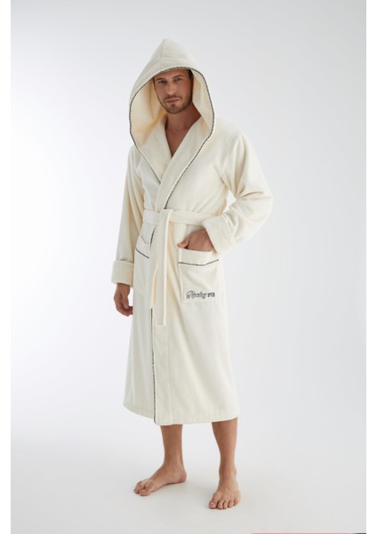 Racing Speed Nakış Triga Bukle Bambu Cotton Erkek Bornoz modelleri