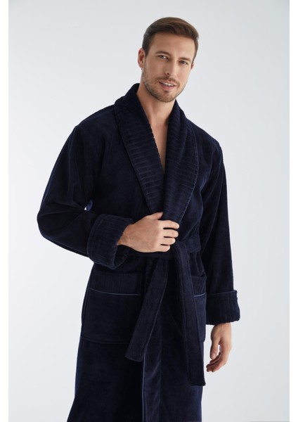 Yaka Fitilli Bambu Cotton Erkek Bornozu fırsatları