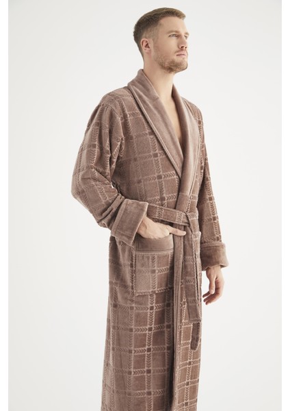 Jakarlı Cotton Erkek Bornozu fırsatları