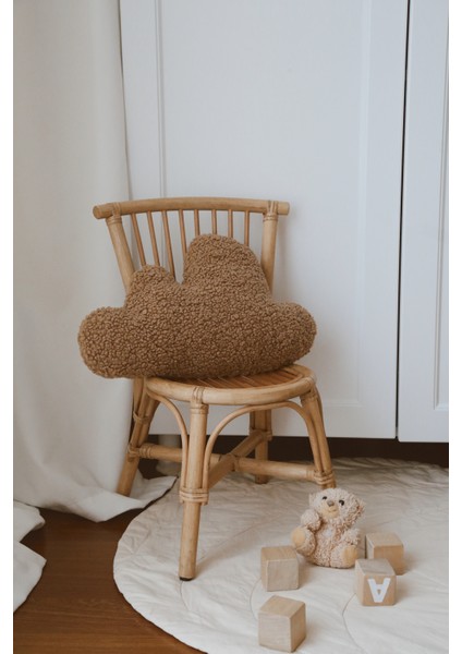 -Teddy Bulut Yastık( 45-35) Cm- Camel