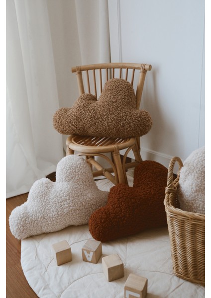 -Teddy Bulut Yastık( 45-35) Cm- Camel modelleri