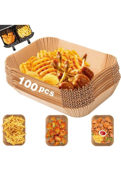 Airfryer Pişirme Kağıdı Xxl 20*20*4.5cm 100'LÜ Paket fiyatları