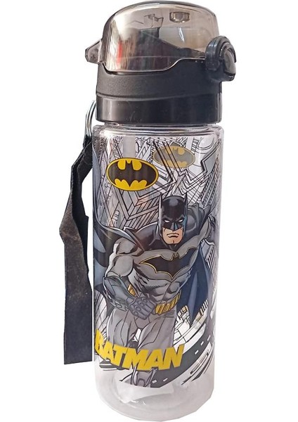 Erkek Çocuk Matara 500 ml 1 Adet Batman Plastik Lisanslı Okul Matarası Süper Kahraman Pipetli Suluk fiyatları