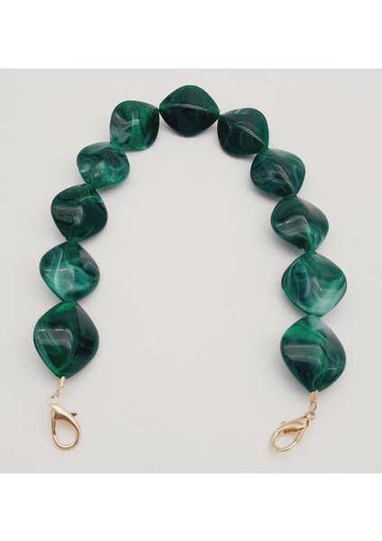 45 cm Kancalı Akrilik Zincir Light Gold Metalli No:12 fiyatları