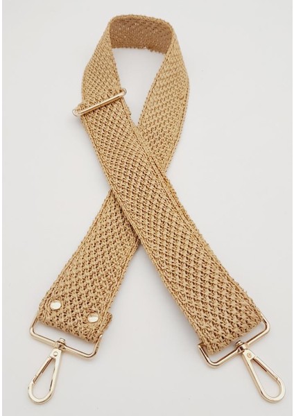 120X5 cm Hasır Model Kolon Çanta Sapı Light Gold Metalli fiyatları