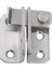2pcs Slayt Cıvatası Mandal Kapısı Mandalları Güvenlik Kapısı 40X45MM Paslanmaz Fırçalanmış Kaplama Deliği + Olarak (Yurt Dışından) 2