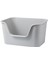 Açık Üst Pet Dökme Tepsisi Kitty Litter Pan Cat Sandbox Büyük Batpan Cater Gri (Yurt Dışından) 1