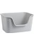 Açık Üst Pet Dökme Tepsisi Kitty Litter Pan Cat Sandbox Büyük Batpan Cater Gri (Yurt Dışından) 2