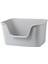 Açık Üst Pet Dökme Tepsisi Kitty Litter Pan Cat Sandbox Büyük Batpan Cater Gri (Yurt Dışından) 4