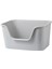 Açık Üst Pet Dökme Tepsisi Kitty Litter Pan Cat Sandbox Büyük Batpan Cater Gri (Yurt Dışından) 5