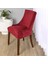 Streç Sırt Sandalyeğı Slipcover Kullanılabilir Koltukğı Kırmızı (Yurt Dışından) 2