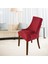 Streç Sırt Sandalyeğı Slipcover Kullanılabilir Koltukğı Kırmızı (Yurt Dışından) 4