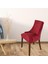Streç Sırt Sandalyeğı Slipcover Kullanılabilir Koltukğı Kırmızı (Yurt Dışından) 5