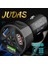 A3 Universal Araç Şarj Adaptörü -3 Girişli + J11 Type-C 90 Derece 2.4A Şarj Kablosu -1mt 3