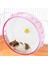 Plastik Koşu Disk Hamster Egzersiz Tekerleği Kirpi Için Sessiz Pembe 21CM (Yurt Dışından) 3