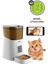 1080p Ayarlanabilir Kamera, 6 Lt, Wifi Kontrol Kedi/köpek Besleyici, Pet Feeder, Plastik Kase, Beyaz 3