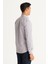 Erkek Lacivert-Hardal Slim Fit Dar Kesim Düğmeli Yaka Logolu Cepli Pamuklu Çizgili Gömlek 5