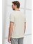 Erkek Bej Slim Fit Dar Kesim %100 Pamuk Kıvrılmaz Polo Yaka Tişört 6