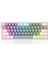 K617-RGB Gw Fızz %60 Kablolu Mekanik Klavye,Türkçe, Red Switch, Gri/beyaz 3