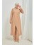 Tesettür Tunik Pantolon Takım BRC8075 Latte 1
