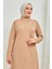 Tesettür Tunik Pantolon Takım BRC8075 Latte 2