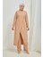 Tesettür Tunik Pantolon Takım BRC8075 Latte 3