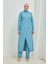 Tesettür Tunik Pantolon Takım BRC8075 Mavi 1