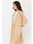Keten Kumaş Ceket Pantolon Takım Camel 2