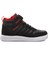 Mely Hi-F Siyah-Beyaz-Kırmızı Cırtlı Çocuk Hi Sneaker 1