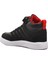 Mely Hi-F Siyah-Beyaz-Kırmızı Cırtlı Çocuk Hi Sneaker 4