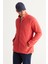 Erkek Mercan Anti-pilling Tüylenme Yapmayan Standart Fit Dik Bato Yaka Sweatshirt Polar Ceket 2