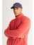 Erkek Mercan Anti-pilling Tüylenme Yapmayan Standart Fit Dik Bato Yaka Sweatshirt Polar Ceket 3