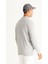 ALTINYILDIZ CLASSICS Erkek Gri Standart Fit Normal Kesim Polo Yaka Jakarlı Triko Kazak 5