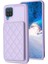 Samsug Galaxy A12 Için BF25 Kart Torbası Telefon Kılıfı - Mor (Yurt Dışından) 1