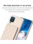 Samsug Galaxy A12 Için BF25 Kart Torbası Telefon Kılıfı - Bej (Yurt Dışından) 3