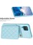 Samsug Galaxy A12 Için BF25 Kart Torbası Telefon Kılıfı - Mavi (Yurt Dışından) 5