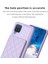 Samsug Galaxy A12 Için BF25 Kart Torbası Telefon Kılıfı - Mor (Yurt Dışından) 3