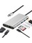 9 In 1 Type-C To VGA HDMI USB C Ethernet Aux Kart Okuyucu Macbook Uyumlu USB Hub Adaptör 1