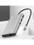 9 In 1 Type-C To VGA HDMI USB C Ethernet Aux Kart Okuyucu Macbook Uyumlu USB Hub Adaptör 2
