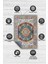 Çiçekli Mandala Halısı,Meditasyon Temalı Renkli Halı,Madala Desenli Vintage Halı,Yoga Halısı,Sipiritüel Halı 4