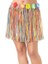 Yetişkin ve Çocuk Uyumlu Rengarenk Püsküllü Hawaii Luau Hula Etek 40 cm (Clz) 1