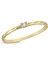 Altın Tek Taş Burgu Kombinlenebilir Minimal Yüzük 2