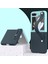 Samsung Galaxy Z Flip5 5g Kontrast Renk Pu Deri Kaplamalı Pc Telefon Kılıfı El Kayışı Kickstand Kapak (Yurt Dışından) 4