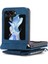 Samsung Galaxy Z Flip5 5g Retro Pu Deri Pc Telefon Kapağı Kickstand ile Koruyucu Cüzdan Kılıfı (Yurt Dışından) 4